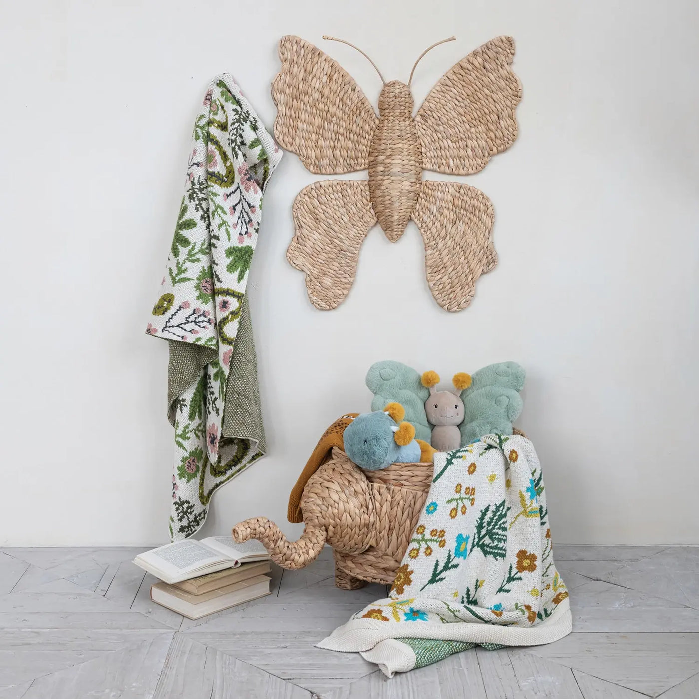 Water Hyacinth Butterfly Wall Decor