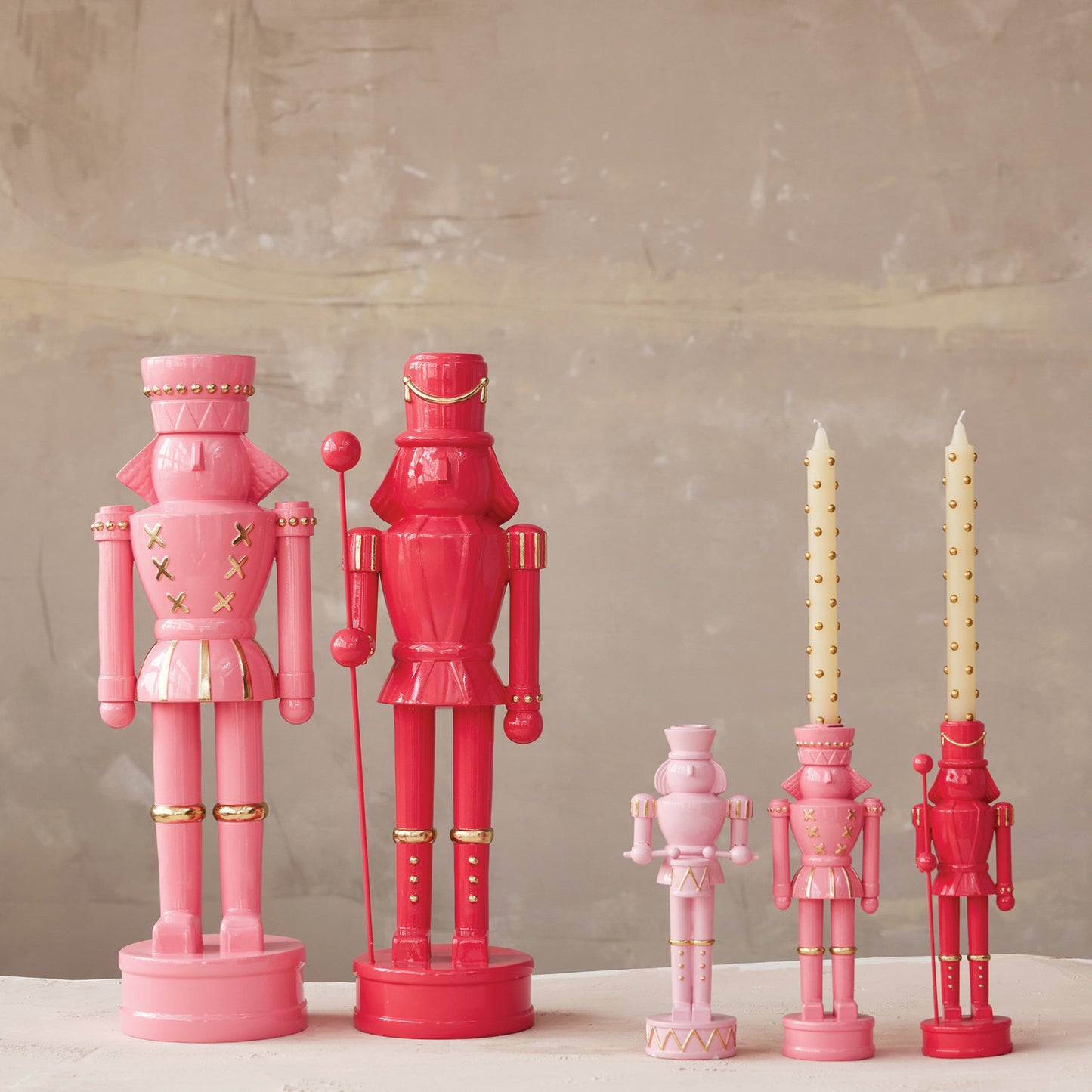 Resin Soldier Candle Holder