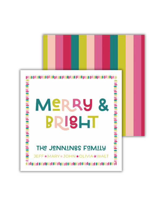 Merry and Bright Gift Tags