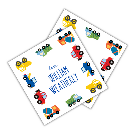 Truck Gift Tags