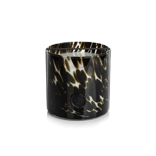Zodax Apothecary Opal Glass 3-Wick Black Fig Vetiver Candle