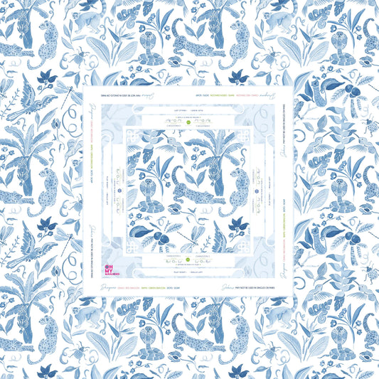 Oh My Mahjong Instructional Mahjong Tablecloth