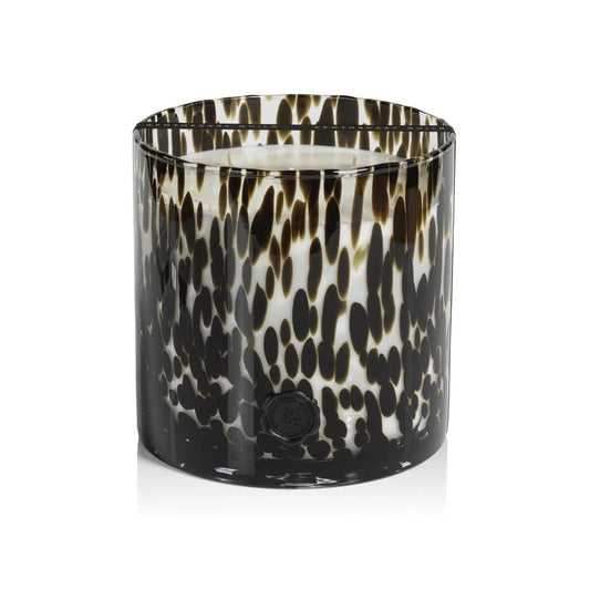 Zodax Apothecary Opal Glass 5-Wick Black Fig Vetiver Candle