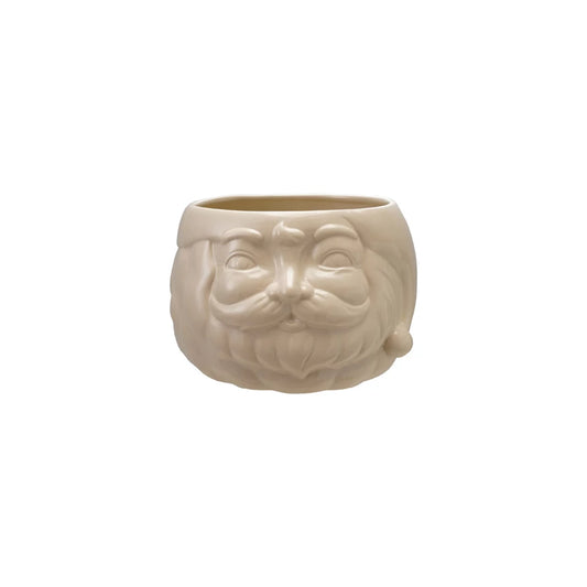 Stoneware Santa Ice Bucket