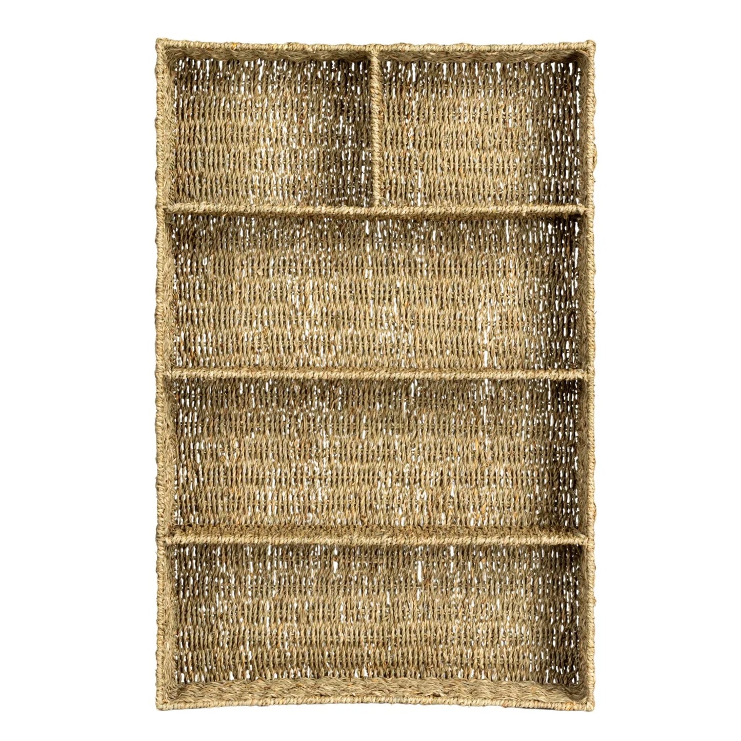 Seagrass and Metal Tray