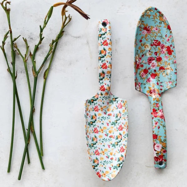 Aluminum Garden Hand Shovel + Pruning Shears WITH Notepad